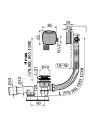    Alcaplast A509CKM click/clack,    ,    .