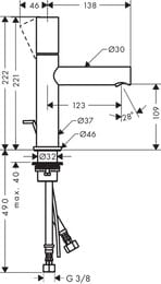  Axor Uno 45001000   ,  , 