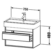    Duravit Ketho 750480440 , 2 ,   KT663702222