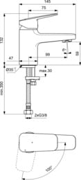    Ideal Standard Ceraplan BD201AA ,  /, Blue Start, 