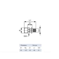  TECEflex  161/2'', ,  .765502