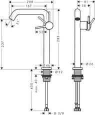  Hansgrohe Tecturis S   ,   ,  73370000