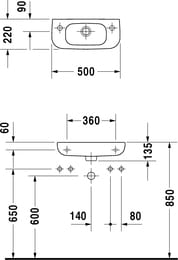  DURAVIT D-CODE 500220135    ,  07065000082