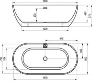   RAVAK FREEDOM 169x80 , , 