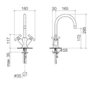    Dornbracht Tara 22513892-00  /, 