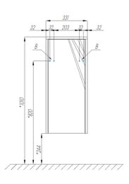  AQUATON  1A220703SKW80 331x331x766 ,  ,  / 