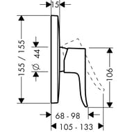  Hansgrohe Metris 31456000+01800180  ,  (   )