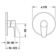  Duravit B.1    ,  B14210010010