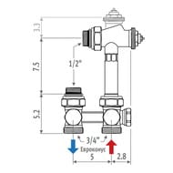   H-  Jaga 3/4" Eurocone .50940.525/SP