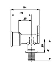  TECEflex 161/2'',  54 , , .768503