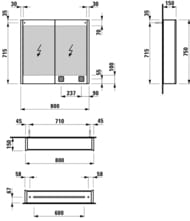   LAUFEN Frame25 408573 (800750150)  