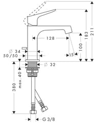  Axor Citterio M 34010000   ,  ,  128 , 