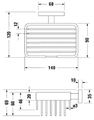 DURAVIT Karree   , :  0099531000