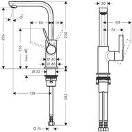  Hansgrohe Metris S 31161      , ,