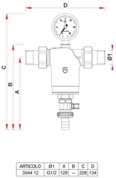  FAR 1/2"   , 300, Max: 95 C, 25  FA 3944 12