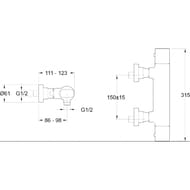  Jacob Delafon ALEO  , , ,   3 E72352-CP