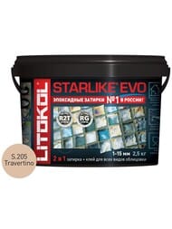   LITOKOL STARLIKE EVO S.205 TRAVERTINO , 2,5 :