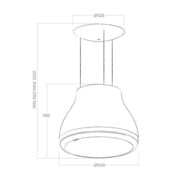  ELICA Shining PELTROX/F/50 LED, d500410, 8003/, 54, , - PRF0120497A