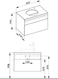    Keuco Stageline 800490549 .,.,1 , .32865180100