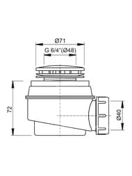     Alcaplast A47CR D50, D60 /, . 40