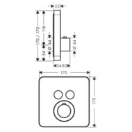  Axor ShowerSelect 36707340 ,  , .  