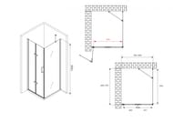   ABBER Zart AG08100P-S71 (1000x700x1950)  ,  6 /