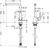  Hansgrohe Focus M41   280     31817000