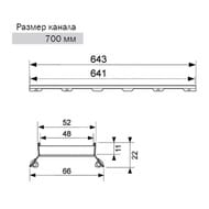    700 TECEdrainline "plate II" 600772