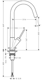  Axor Starck 10822   ,   216 , 