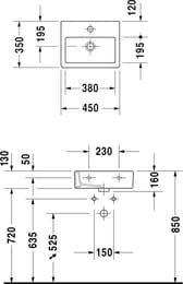  DURAVIT VERO 450350160 .,   ,  0704450027