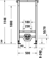  Duravit DuraSystem 5001148244   WD4002000000