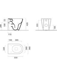   GSI KUBE X (550360420), ,   "Swirlflush",  941011