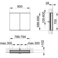 - Keuco Royal Modular 2.0 800700120 ,2 ,. 800210080000300