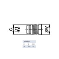     TECEflex 151/2'', .717501