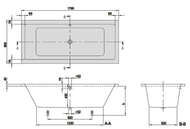   Villeroy&Boch Targa Plus Duo 1800800 ,   UBA180NES2V01+CY00040000