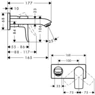  Hansgrohe Metris 31251000 LowFlow  , ,  2,  165, 