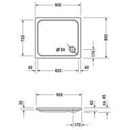   Duravit D-Code 900800    720105000000001