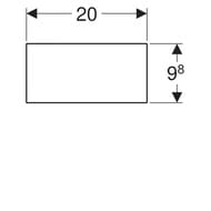    Geberit Smyle Square 323200 -, - 500.676.00.1