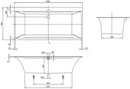   Villeroy & Boch SQUARO EDGE 12 (1900900)  ,,  UBQ190SQE2DV-01