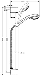   Hansgrohe Crometta 85 Multi/Unica`Crometta ( , ,  65) 27767000