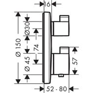  Hansgrohe Ecostat S 15757 ,   ,  , 