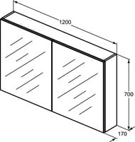 - Ideal Standard MIRROR&LIGHT (1200700170) , ,   T3499AL