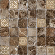     LeeDo Art Stone Art Emperador Dark MAT 48x48 (300300x8) (.)