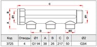   FAR 1.1/4"  4  3/4", . 50, FK 3725 11434