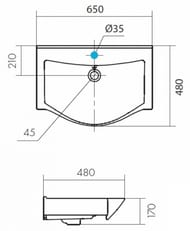  Aquaton  65  1WH302501 650x480x170, ,   ,  