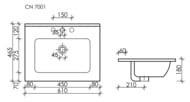   Ceramicanova Element 610465180 ,   CN7001MB