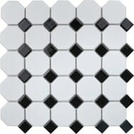   Starmosaic Octagon small White/Black Matt 2952956 + IDLA2575 (.)