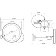   Bemeta White 112101144 d=160, , 5- , : 