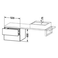    Duravit L-Cube 520400477 2 ,   LC582702222