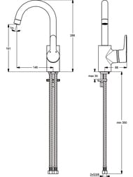 Ideal Standard CONNECT BLUE   , R-   B9933AA